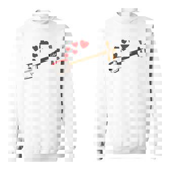 三味線 バレンタインデー ミュージシャン 結婚記念日 スウェットシャツ - Kawaiitshirt