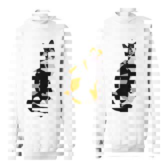 三毛猫ポートレート かわいい三毛猫 三毛猫好き スウェットシャツ - Kawaiitshirt