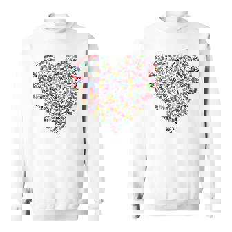 世界国旗 ハート 国旗 旅行 トラベラー スウェットシャツ - Kawaiitshirt