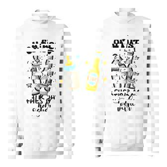 初めての父の日一緒に面白いお父さんと赤ちゃん スウェットシャツ - Kawaiitshirt