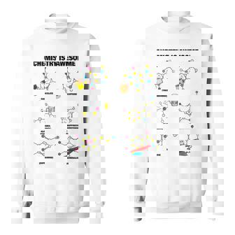 化学は素晴らしいです。面白いカワイイ化学分子 スウェットシャツ - Kawaiitshirt
