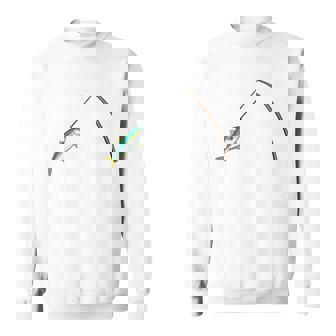 右往左往 さお うお おもしろデザイン 長袖tシャツ スウェットシャツ - Kawaiitshirt