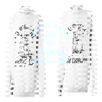 君は奇妙だよ君をキープするチーム・トラッシュ・ラクーン・オポッサム・ミーム スウェットシャツ - Kawaiitshirt