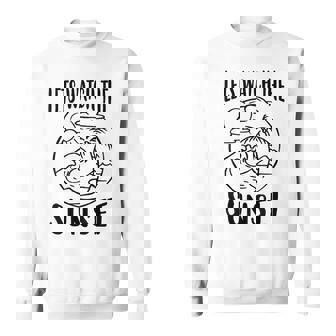 夕日を眺めてみよう スウェットシャツ - Kawaiitshirt