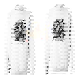 大蛇 美女 巳年 蛇神 イラスト バックプリント スウェットシャツ - Kawaiitshirt