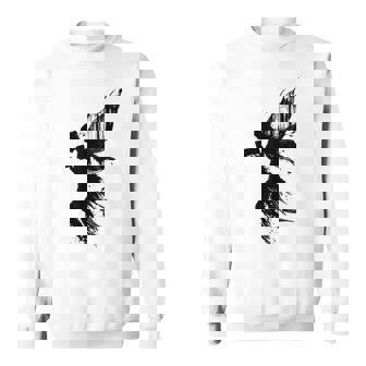 妖精 神話 ホールド カメラ グラフィック ファンタジー ポートレート 妖精 スウェットシャツ - Kawaiitshirt