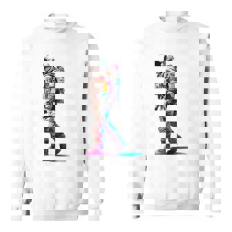 宇宙飛行士 宇宙モチーフ カラフル 宇宙飛行士 スウェットシャツ - Kawaiitshirt