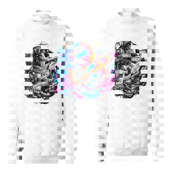 宇宙飛行士 惑星 科学 メンズ 宇宙 アート 宇宙飛行士 長袖tシャツ スウェットシャツ - Kawaiitshirt