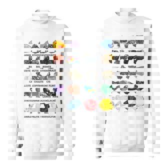 岩石・鉱物の種類 宝石学・地質学 教育 スウェットシャツ - Kawaiitshirt