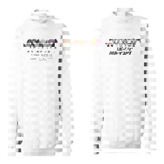 川越ボーイズ・シング ＜Kawagoe Boysing＞ ミニキャラ大集合 スウェットシャツ - Kawaiitshirt