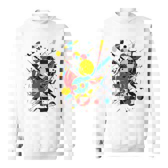 幾何学 抽象 カラフル アート グラフィック 幾何学模様 スウェットシャツ - Kawaiitshirt