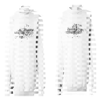 愉快なぐらついたピアノ音符 – ピアニスト&ミュージシャンのグラフィック スウェットシャツ - Kawaiitshirt