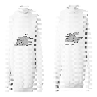 押してもダメならもうダメだ ネタ ことわざ 格言 慣用句 ジョーク ギャグ ダジャレ ツッコミ 猫 おもしろ 長袖tシャツ スウェットシャツ - Kawaiitshirt