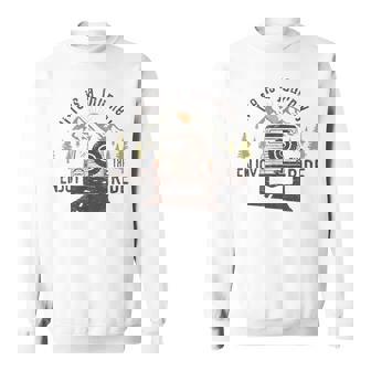 旅 おもしろ キャンプ 楽しい 登山 アウトドア キャンピングカー 人生は旅だ スウェットシャツ - Kawaiitshirt