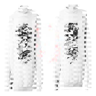 日本の芸者アートグラフィックtシャツ メンズ レディース キッズ スウェットシャツ - Kawaiitshirt