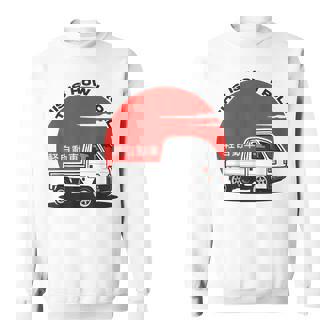 日本ミニトラック 軽自動車 キャブ オーバー コンパクト 四駆 オフロード トラック スウェットシャツ - Kawaiitshirt