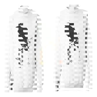 日本美術、浮世絵、河鍋暁斎、カラス 、レトロ、日本文化 スウェットシャツ - Kawaiitshirt