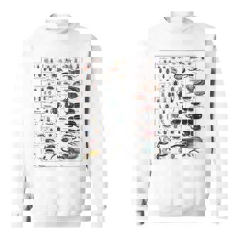 昆虫コレクション種ヴィンテージバグチャート昆虫学 スウェットシャツ - Kawaiitshirt