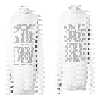 映画、テレビ、劇場、カメラ用のステージクルーが背面にプリントされています。 スウェットシャツ - Kawaiitshirt