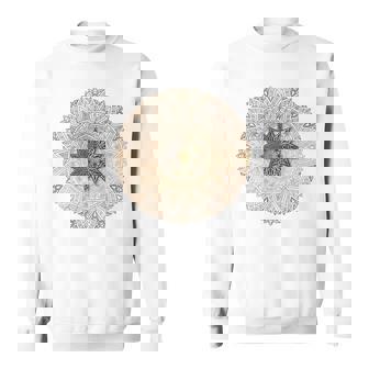 曼荼羅 最高のヨガバックプリント スウェットシャツ - Kawaiitshirt