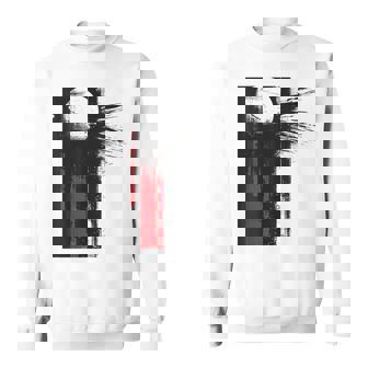 月 抽象 モチーフ 描画 アートワーク 絵画 月 スウェットシャツ - Kawaiitshirt