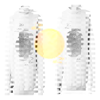 月と龍 満月 龍 スウェットシャツ - Kawaiitshirt