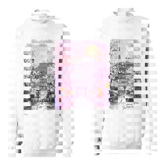東京 日本 桜 夜景 お土産 スウェットシャツ - Kawaiitshirt
