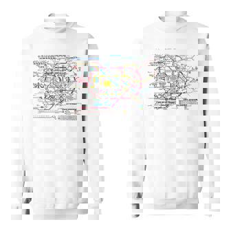 東京地下鉄地図 地図 東京地下鉄 スウェットシャツ - Kawaiitshirt