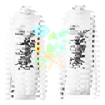 植物より人間 長袖tシャツ スウェットシャツ - Kawaiitshirt