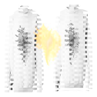 水彩 ムレックス 貝殻 貝殻 ハンティング ビーチコーミング スウェットシャツ - Kawaiitshirt