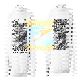 海水療法士ジェットスキー愛好家 スウェットシャツ - Kawaiitshirt