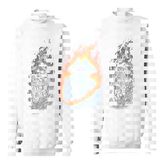 海賊スケルトン スカルとクロスボーン ジョリーロジャー グラフィック 長袖tシャツ スウェットシャツ - Kawaiitshirt