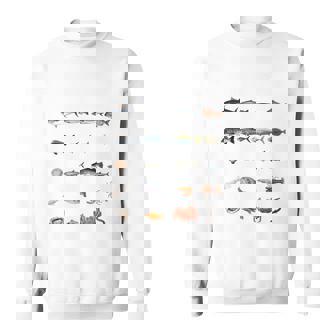 海鮮 ネタ 面白いtシャツ おもしろ 食べ物 文字入り メンズ 面白い 服 オリジナル グッズ 文字tシャツ プレゼント 長袖tシャツ スウェットシャツ - Kawaiitshirt