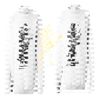 犬 演奏 ギター 歌う アメリカン コッカー スパニエル 面白い スウェットシャツ - Kawaiitshirt