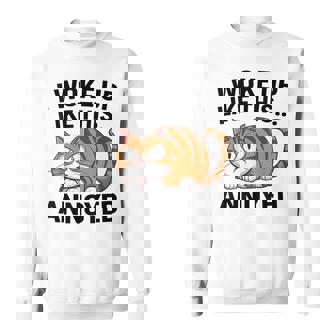 皮肉な猫好き 面白い 内向的 反社会的 不機嫌そうなキティ スウェットシャツ - Kawaiitshirt