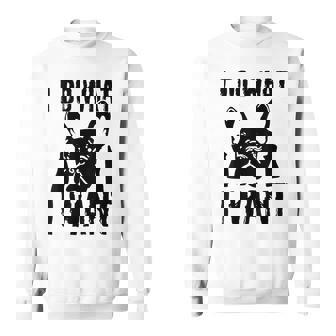 私がしたいことをする フレンチブルドッグ フレンチドッグ 犬 飼い主 犬 ギフト スウェットシャツ - Kawaiitshirt