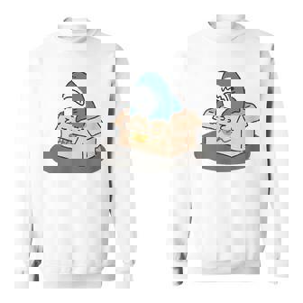 箱入りサメ スウェットシャツ - Kawaiitshirt