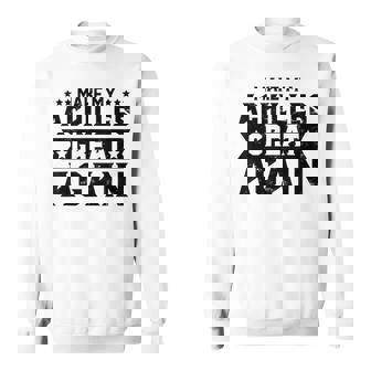 素晴らしいアキレス腱膝アパレル スウェットシャツ - Kawaiitshirt