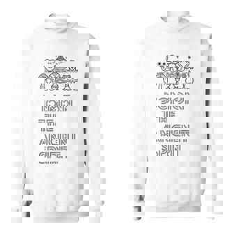 縄文・古来の精神。Tomodachi 土偶 遮光器土偶 ハート形土偶 仮面の女神 宇宙人 はにわ シュール シンプル スウェットシャツ - Kawaiitshirt