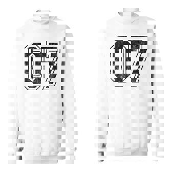 背中に07番 スウェットシャツ - Kawaiitshirt