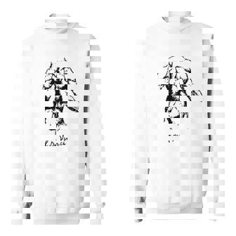 背中の筋肉 解剖スケッチ レオナルド・ダ・ヴィンチ 芸術 Muscles Back Dainci Anatomy スウェットシャツ - Kawaiitshirt