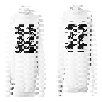 背番号 32 チーム短大スポーツ背番号付きユニフォーム スウェットシャツ - Kawaiitshirt