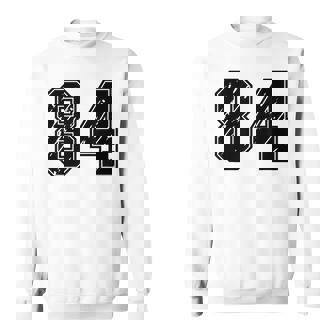 背番号 84 チーム短大スポーツ背番号付きユニフォーム スウェットシャツ - Kawaiitshirt