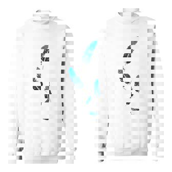 落ちる青い鳥の羽 スウェットシャツ - Kawaiitshirt