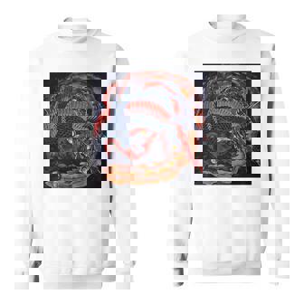 葛飾北斎作 鳳凰 長袖tシャツ スウェットシャツ - Kawaiitshirt