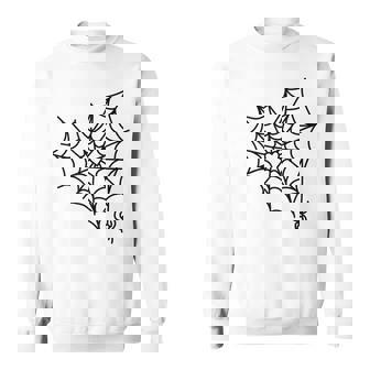 蜘蛛の巣 ハート かわいい ハロウィン ゴス スウェットシャツ - Kawaiitshirt