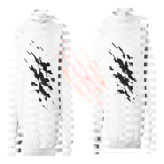 血まみれのシャツ ハロウィン ゾンビ 爪 マーク 血のはね スウェットシャツ - Kawaiitshirt