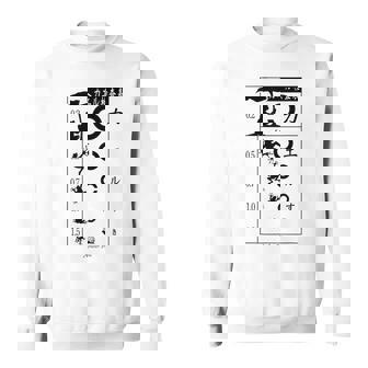 視力検査 おもしろ デザイン カエル スウェットシャツ - Kawaiitshirt