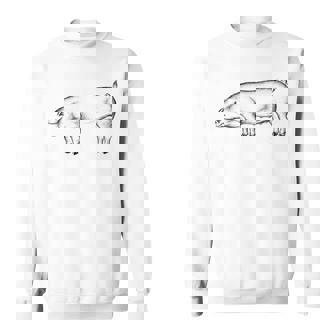 豚 豚モチーフ ピグレット 農家 農家 スウェットシャツ - Kawaiitshirt