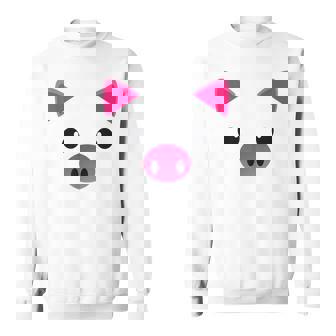 豚の顔 ハロウィン ティーカップ 豚 コスチューム ギフト スウェットシャツ - Kawaiitshirt